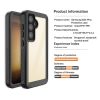 660175544A-11 REDPEPPER FS Series for Samsung Galaxy S24+ IP68 Waterproof Case Clear Back Panel Phone Cover