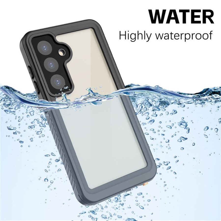 660175544A-5 REDPEPPER FS Series for Samsung Galaxy S24+ IP68 Waterproof Case Clear Back Panel Phone Cover
