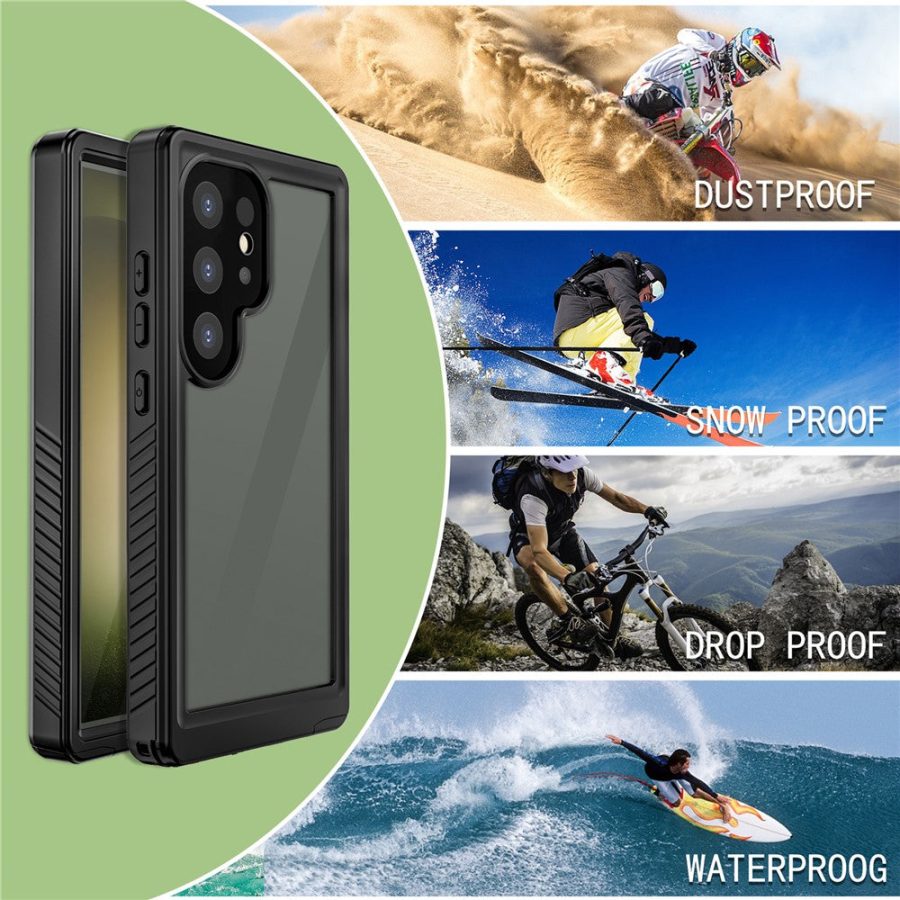 660175545A-5 REDPEPPER FS Series for Samsung Galaxy S24 Ultra IP68 Waterproof Case Clear Back Phone Cover
