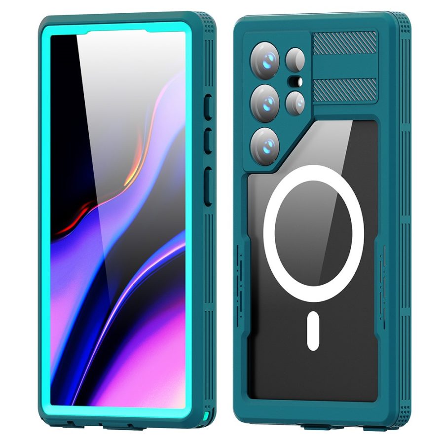 660177996B-1 REDPEPPER for Samsung Galaxy S24 Ultra Magnetic IP68 Waterproof Case Clear Phone Cover