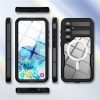 660177998A-15 REDPEPPER For Samsung Galaxy S24+ Magnetic Case IP68 Waterproof Transparent Back Cover