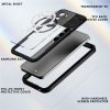 660177998A-6 REDPEPPER For Samsung Galaxy S24+ Magnetic Case IP68 Waterproof Transparent Back Cover