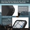 660177998A-7 REDPEPPER For Samsung Galaxy S24+ Magnetic Case IP68 Waterproof Transparent Back Cover