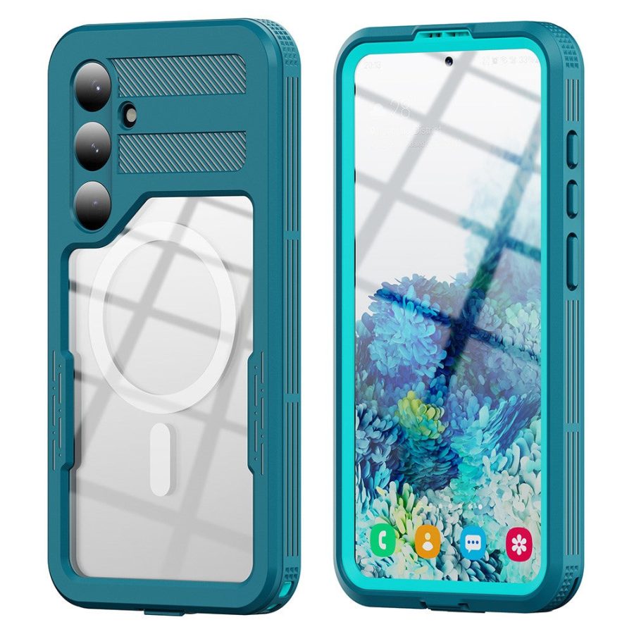 660177998B-1 REDPEPPER For Samsung Galaxy S24+ Magnetic Case IP68 Waterproof Transparent Back Cover