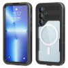 660178000A-1 REDPEPPER For Samsung Galaxy S24 IP68 Waterproof Magnetic Case Clear Phone Cover