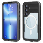 REDPEPPER For Samsung Galaxy S24 IP68 Waterproof Magnetic Case Clear Phone Cover