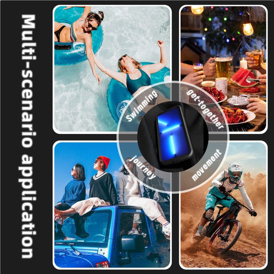 660178000A-15 REDPEPPER For Samsung Galaxy S24 IP68 Waterproof Magnetic Case Clear Phone Cover