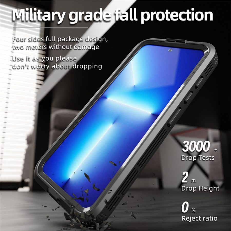 660178000A-3 REDPEPPER For Samsung Galaxy S24 IP68 Waterproof Magnetic Case Clear Phone Cover