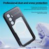 660178000A-5 REDPEPPER For Samsung Galaxy S24 IP68 Waterproof Magnetic Case Clear Phone Cover