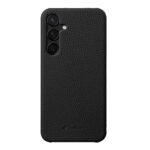 MELKCO For Samsung Galaxy S24 Premium Genuine Leather Open Edge Phone Cover