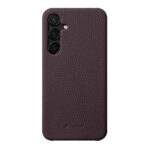 MELKCO For Samsung Galaxy S24 Premium Genuine Leather Open Edge Phone Cover