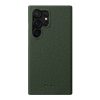 660178276E-1 MELKCO For Samsung Galaxy S24 Ultra Premium Genuine Leather Open Edge Phone Cover