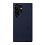 MELKCO For Samsung Galaxy S24 Ultra Premium Genuine Leather Open Edge Phone Cover