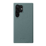 MELKCO For Samsung Galaxy S24 Ultra Premium Genuine Leather Open Edge Phone Cover