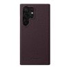 660178276H-1 MELKCO For Samsung Galaxy S24 Ultra Premium Genuine Leather Open Edge Phone Cover