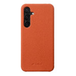 MELKCO For Samsung Galaxy S24+ Premium Genuine Leather Open Edge Phone Cover