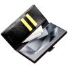 660178313A-2 QIALINO For Samsung Galaxy S24 Ultra Wallet Case Waxy Genuine Leather Magnetic Closure Flip Phone Cover