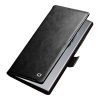 660178313A-4 QIALINO For Samsung Galaxy S24 Ultra Wallet Case Waxy Genuine Leather Magnetic Closure Flip Phone Cover