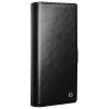 660178313A-8 QIALINO For Samsung Galaxy S24 Ultra Wallet Case Waxy Genuine Leather Magnetic Closure Flip Phone Cover