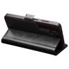 660178314A-3 QIALINO For Samsung Galaxy S24 Wallet Case Waxy Genuine Leather Magnetic Closure Flip Phone Cover