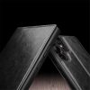 660178316A-10 QIALINO For Samsung Galaxy S24 Ultra Wallet Case Waxy Genuine Leather Flip Phone Cover
