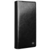 660178316A-11 QIALINO For Samsung Galaxy S24 Ultra Wallet Case Waxy Genuine Leather Flip Phone Cover