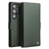 660180431A-1 QIALINO For Samsung Galaxy S24 Ultra Wallet Case Genuine Leather Magnetic Closure Flip Phone Cover