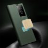 660199048A-7 QIALINO For Samsung Galaxy S24 Ultra Case Smart View Window Genuine Cowhide Leather Flip Cover with Card Holder
