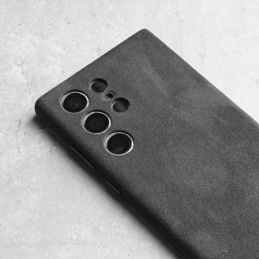 kf-S95afc347bc334195b2556601d8bc7fdfw Magnetic Alcantara Case for Samsung Galaxy S24 Ultra Premium Full-Wrap Phone Cover