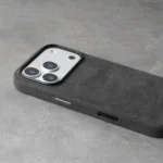 Magnetic Italian Alcantara Case for iPhone 17-14 Series Premium Phone Cover