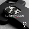 kf-Sc765243997164c0ea43bc6964f95240dx Magnetic Italian Nappa Genuine Leather Case for iPhone 16 15 14 Pro & Pro Max (Black)