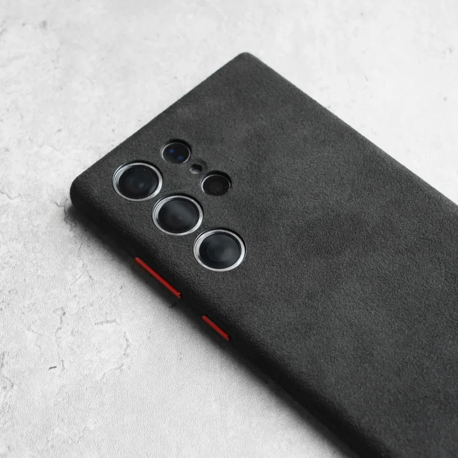 kf-Sd7f0a22dcbe3488782351199c48d038a2 Magnetic Alcantara Case for Samsung Galaxy S24 Ultra Premium Full-Wrap Phone Cover