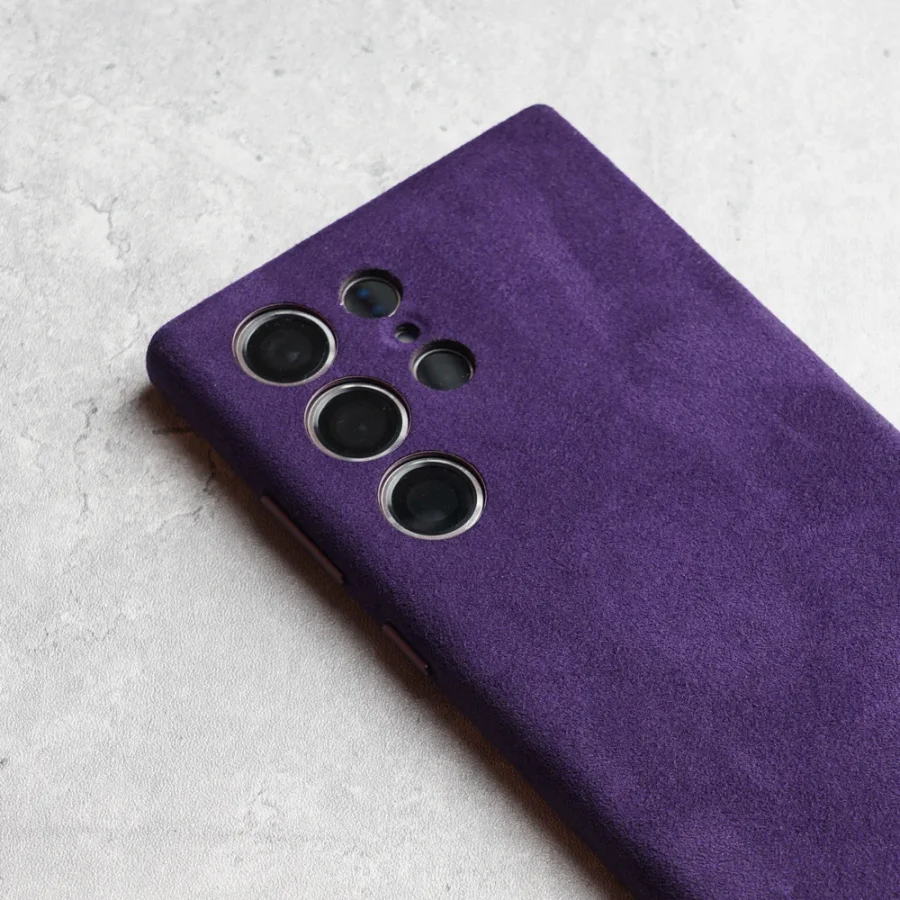 kf-Sffcd29562d5a4383af3c8ace94e3194dD Magnetic Alcantara Case for Samsung Galaxy S24 Ultra Premium Full-Wrap Phone Cover