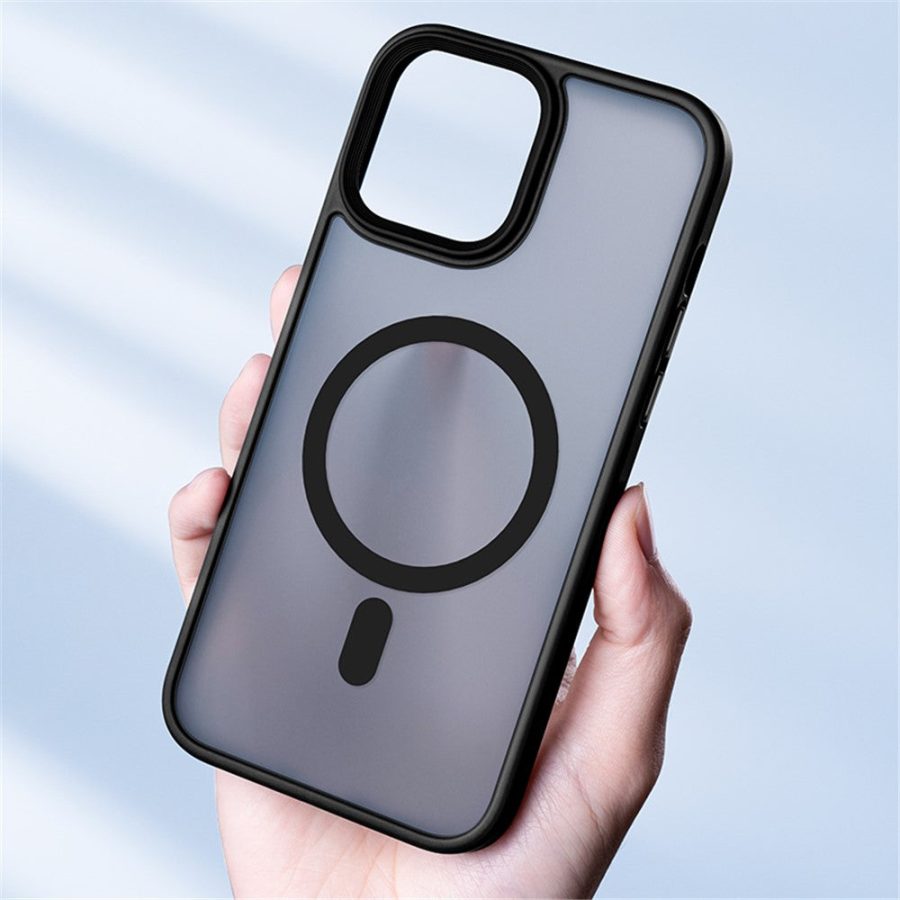 101129693A-3 BENKS Skin-touch Feeling Compatible with MagSafe Magnetic Charging PC + TPU Phone Case Shell for iPhone 13 Pro 6.1 inch by The Case Factory