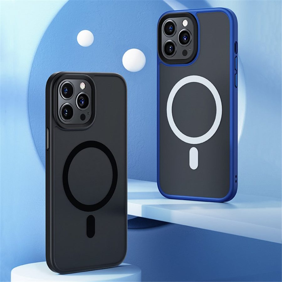101129693A-4 BENKS Skin-touch Feeling Compatible with MagSafe Magnetic Charging PC + TPU Phone Case Shell for iPhone 13 Pro 6.1 inch by The Case Factory