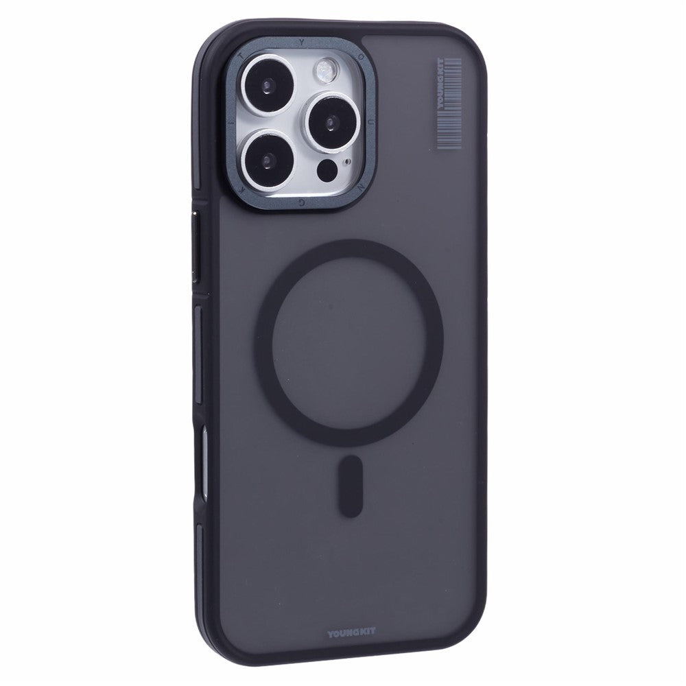 YOUNGKIT For iPhone 16 Pro Case Compatible with MagSafe Skin-Touch Matte PC + TPU Phone Cover Black iPhone 16 Pro by The Case Factory