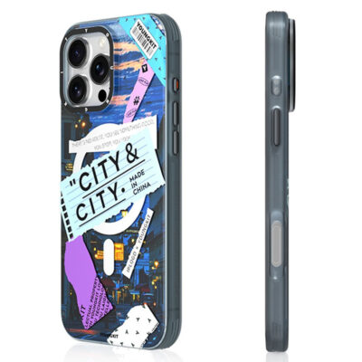 YOUNGKIT City Series for iPhone 16 Pro Max Magnetic Case Shockproof IMD TPU Phone Cover by The Case Factory