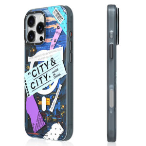 YOUNGKIT City Series for iPhone 16 Pro Magnetic Case Shockproof IMD TPU Phone Cover by The Case Factory
