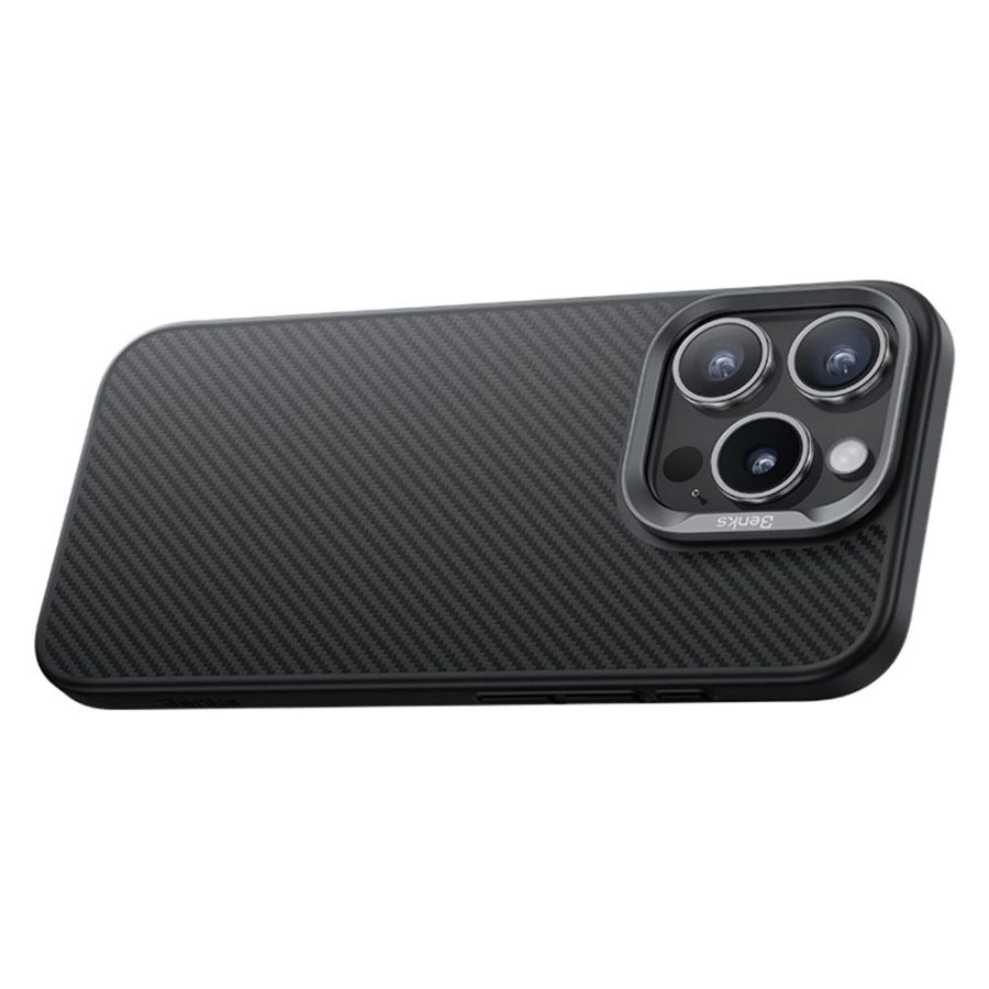 BENKS For iPhone 16 Pro Max Magnetic Case Kevlar Aramid Fiber+TPU Cover Compatible with MagSafe by The Case Factory