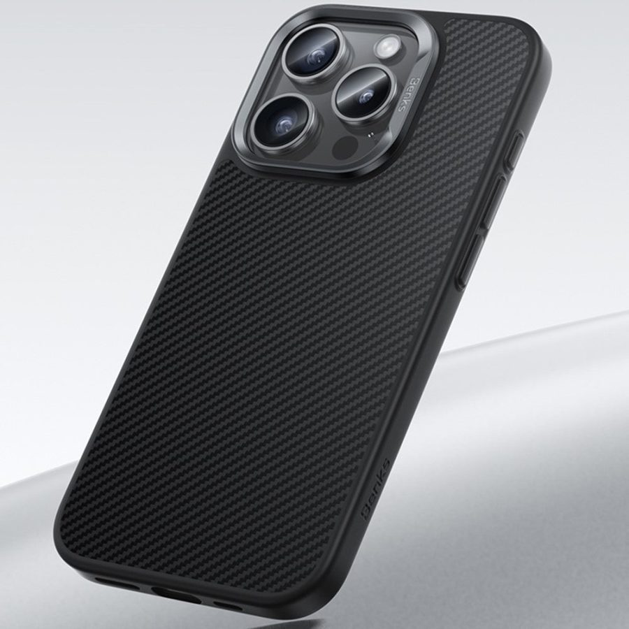 BENKS For iPhone 16 Pro Max Magnetic Case Kevlar Aramid Fiber+TPU Cover Compatible with MagSafe by The Case Factory
