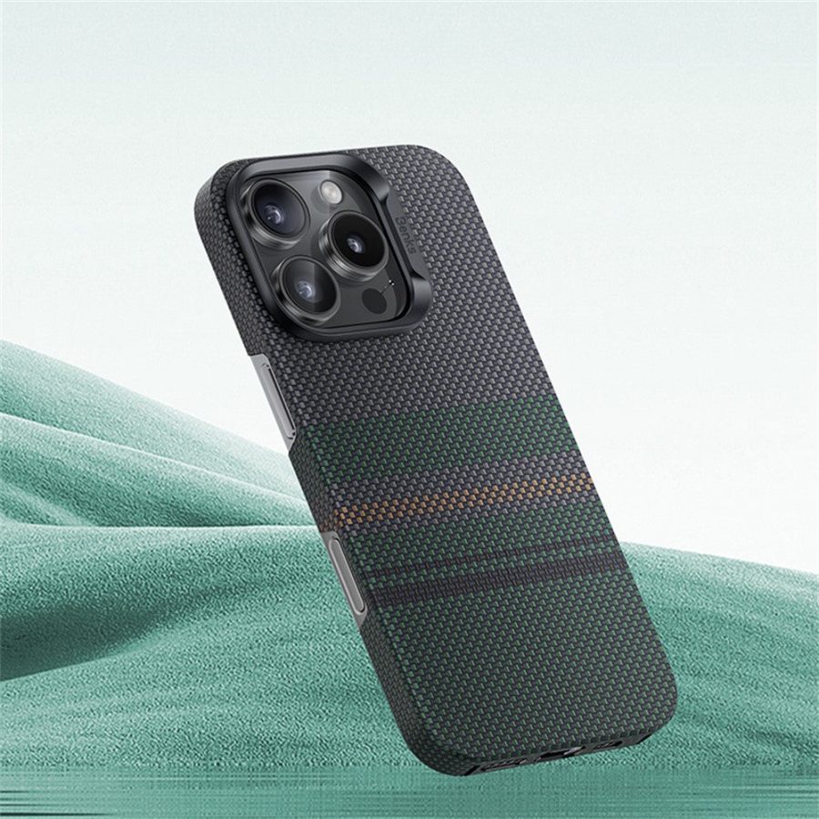 6601119882A-2 BENKS For iPhone 16 Pro Case Compatible with MagSafe Kevlar Aramid Fiber Phone Cover by The Case Factory