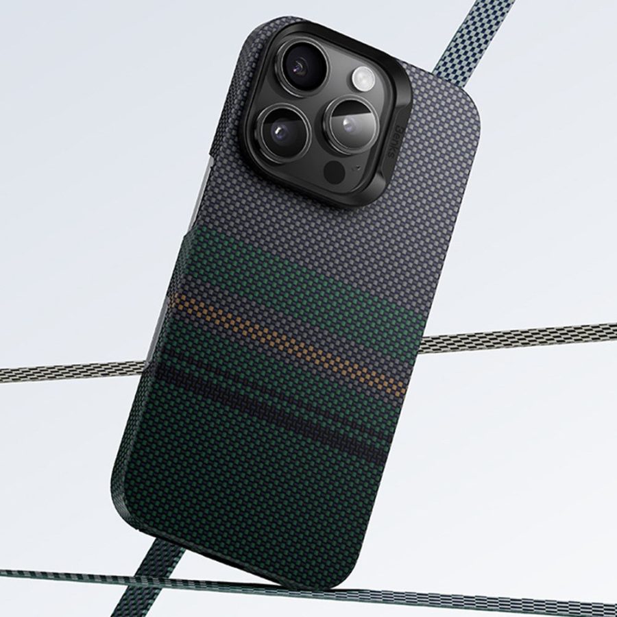 6601119882A-5 BENKS For iPhone 16 Pro Case Compatible with MagSafe Kevlar Aramid Fiber Phone Cover by The Case Factory