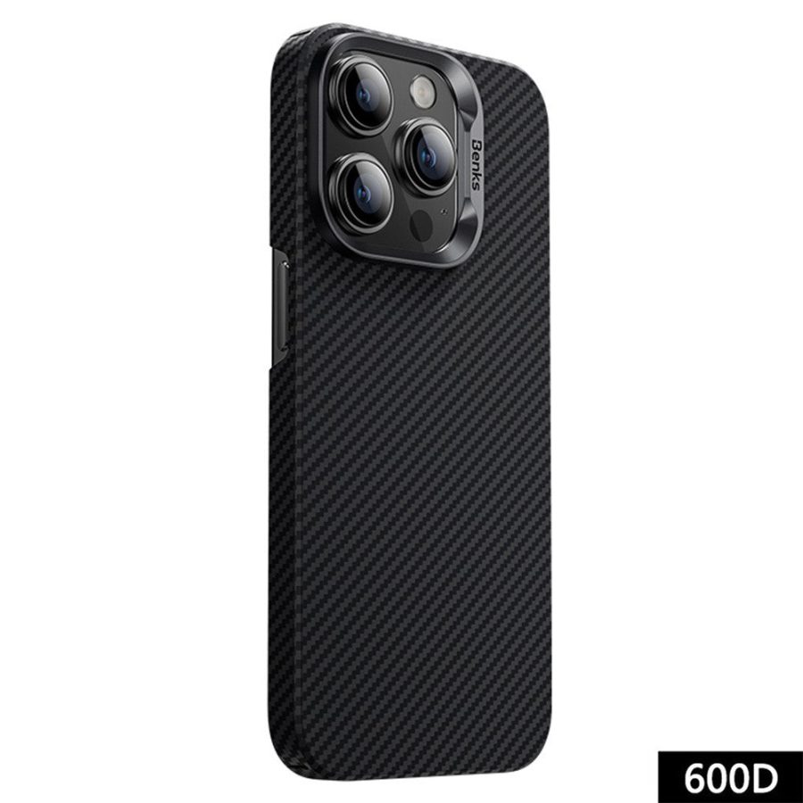 6601120879A-1 BENKS For iPhone 16 Pro Magnetic Case 600D Kevlar Aramid Fiber Phone Cover As Shown iPhone 16 Pro by The Case Factory