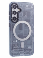 YOUNGKIT For Samsung Galaxy S25 Magnetic Case IMD Circuit Board PC TPU Phone Cover Matte Finish Black Galaxy S25 by The Case Factory