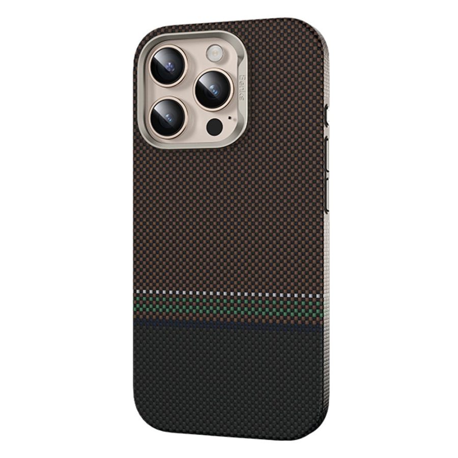 BENKS For iPhone 16 Pro Case Compatible with Magsafe Kevlar Aramid Fiber Magnetic Phone Cover As Shown iPhone 16 Pro by The Case Factory