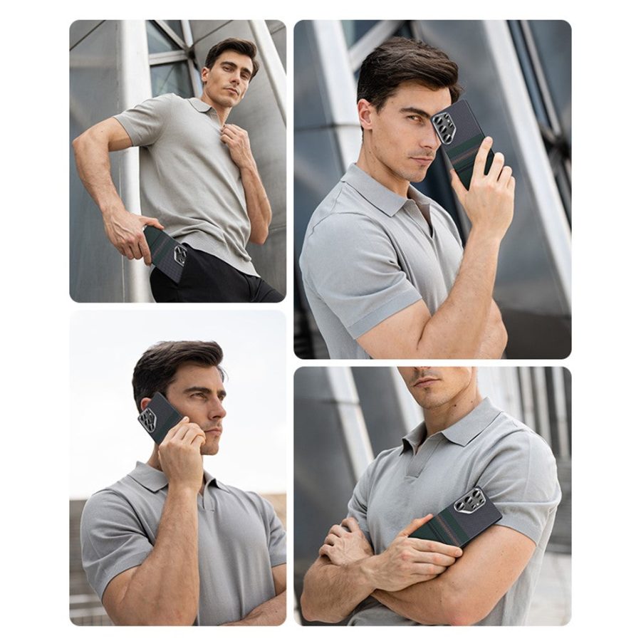 6601143157A-7 BENKS For Samsung Galaxy S25 Ultra Magnetic Case Kevlar Aramid Fiber Phone Cover by The Case Factory