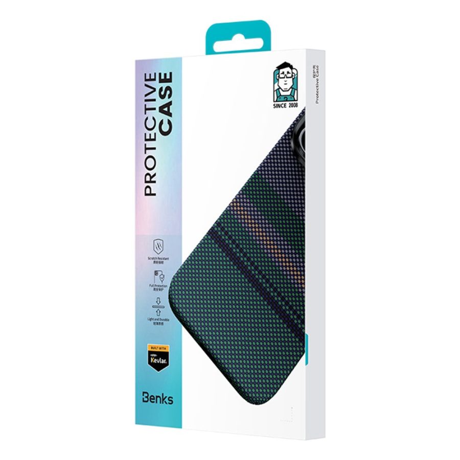 6601143157A-8 BENKS For Samsung Galaxy S25 Ultra Magnetic Case Kevlar Aramid Fiber Phone Cover by The Case Factory