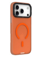 YOUNGKIT For iPhone 17 Pro Max Matte Case Compatible with MagSafe PET TPU Phone Cover Orange iPhone 17 Pro Max by The Case Factory
