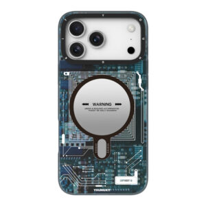 YOUNGKIT Technology Series for iPhone 17 Pro Magnetic Case Hard PC IMD Phone Cover by The Case Factory