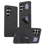 For Samsung Galaxy S25 Ultra Case Customizable Smart Key Control Wristband Kickstand PC + Silicone Phone Cover Black Galaxy S25 Ultra by The Case Factory